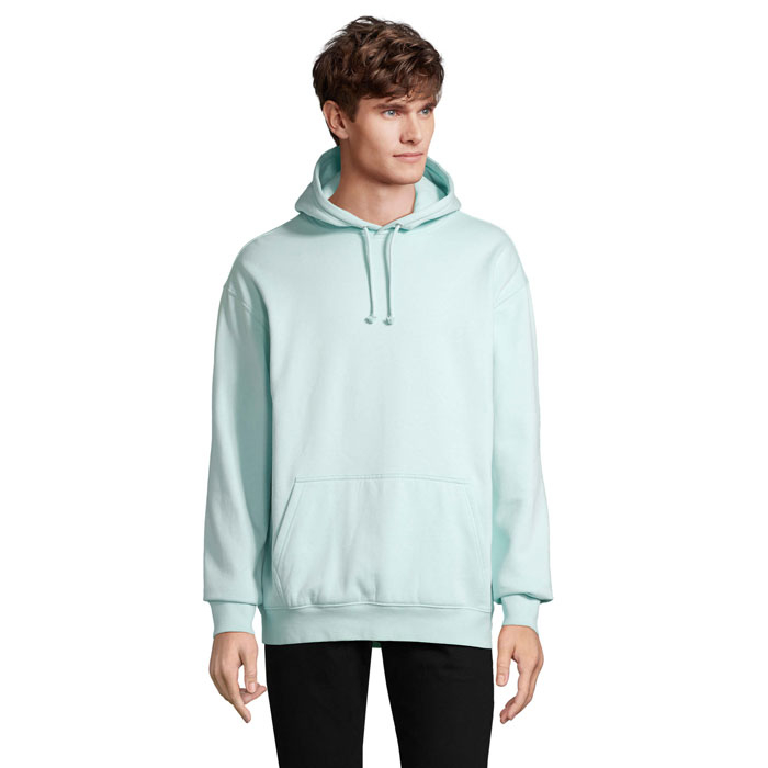 Sweat à capuche unisexe promotionnel CONDOR Bleu Artique